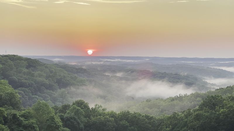 A Peninsula Perched High Above the Forest