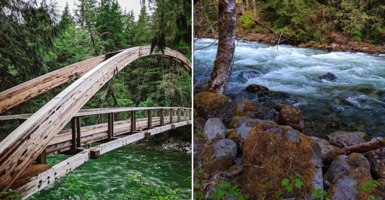 This Scenic River Hike In Washington Has Lovely Wooden Bridges