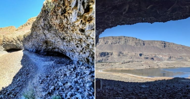 This Scenic Washington Cave Trail Leads To Ancient Petroglyphs