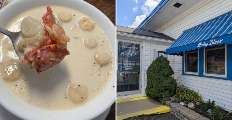 This Simple Maine Diner Serves A Seafood Chowder Famous Across New England