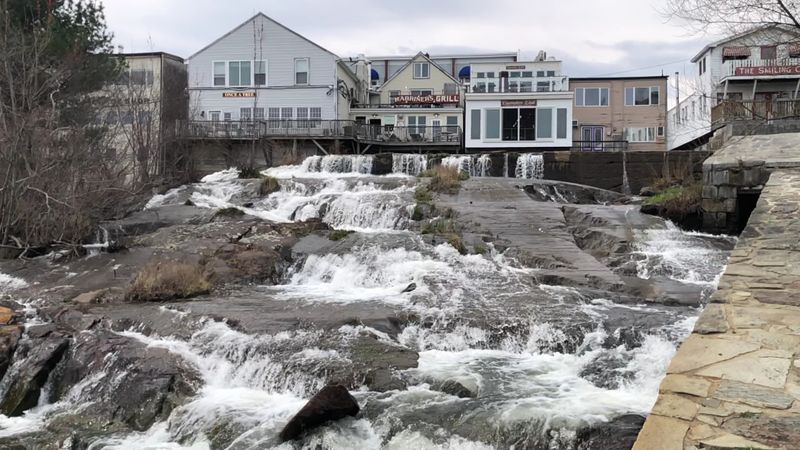 A Waterfall Right In The Heart Of Town