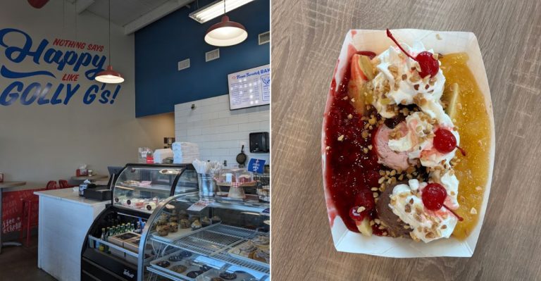 This Small Tennessee Ice Cream Parlor Is Getting Big Attention For Its Over-The-Top Banana Splits