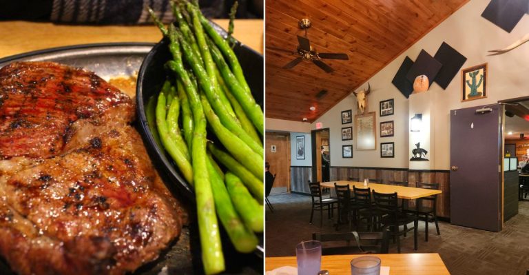 Inside the famous Bill's Steak House