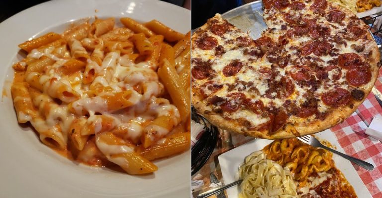 This Small-Town Texas Restaurant Serves A Pasta Plate Locals Treat Like A Road Trip Reward