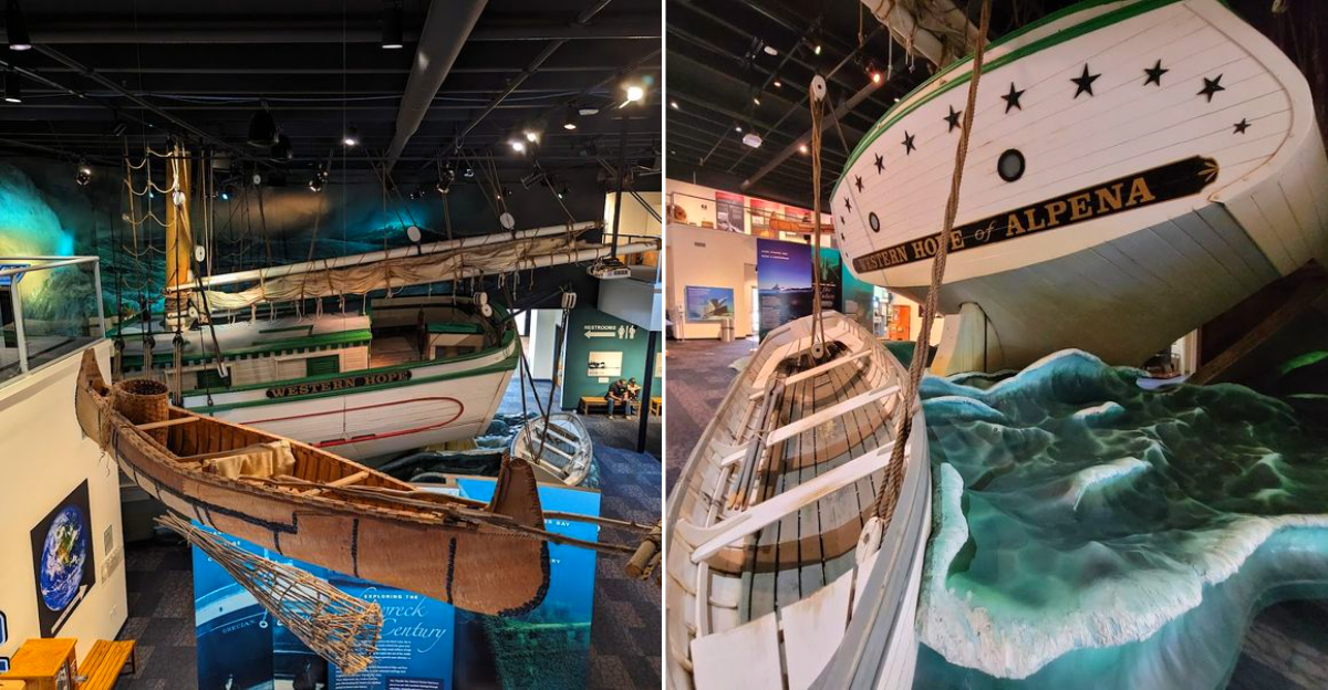 Inside the Great Lakes Maritime Heritage Center