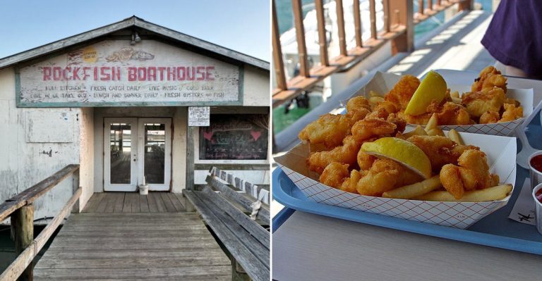 This South Carolina Dockside Café Serves Fried Fish So Good, Locals Swear It’s Better Than The Beach Views