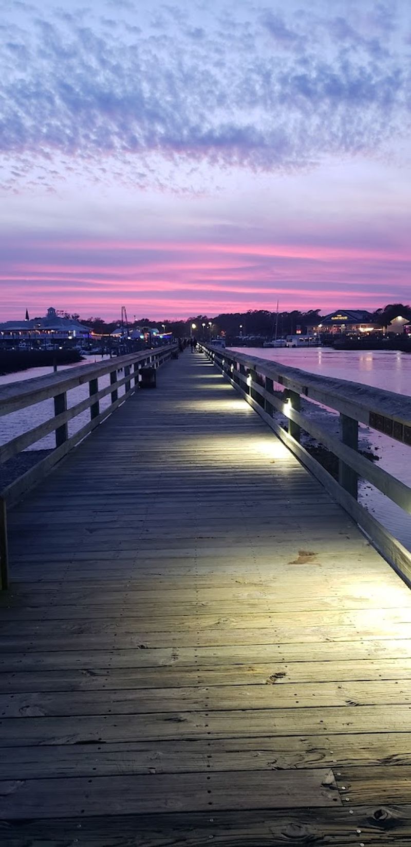 A Boardwalk Built Right On The Water