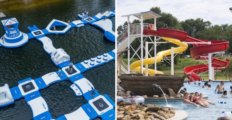 This South Carolina Waterpark Transforms Into An Adults-Only Escape After Dark