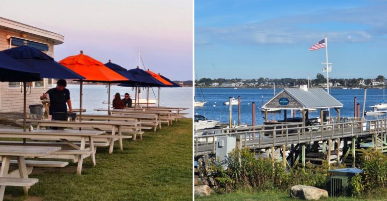 This Stunning Maine Marina Restaurant Serves Every Meal With Harbor Views