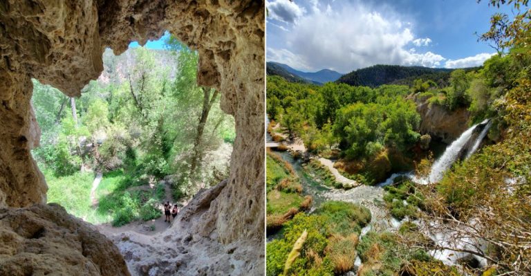 This Surprisingly Easy Colorado Hike Ends At Three Waterfalls You’ll Want To Swim Under