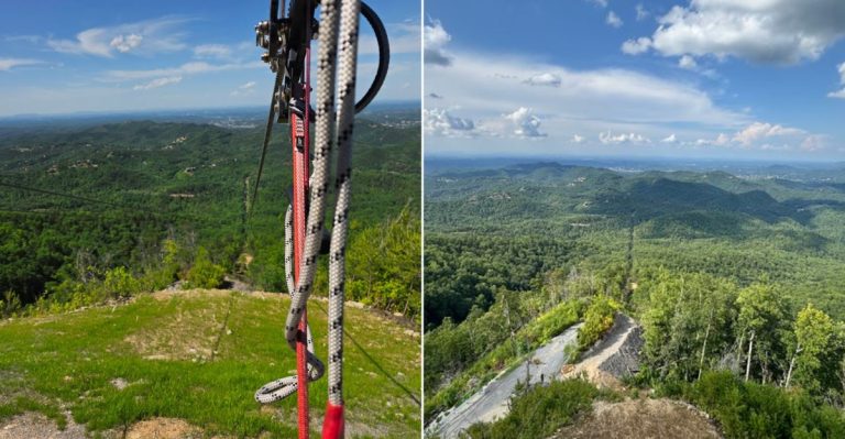 This Tennessee Zipline Adventure Takes You 1,000 Feet Above The Great Smoky Mountains