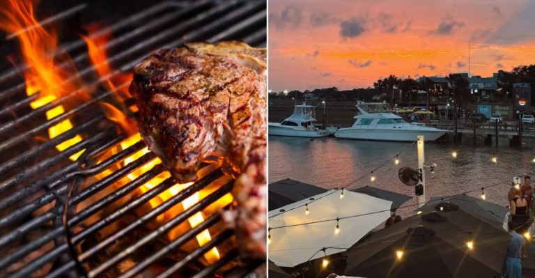 This Texas Bayfront Restaurant Serves Coastal Views As Bold As Its Mesquite-Grilled Steaks