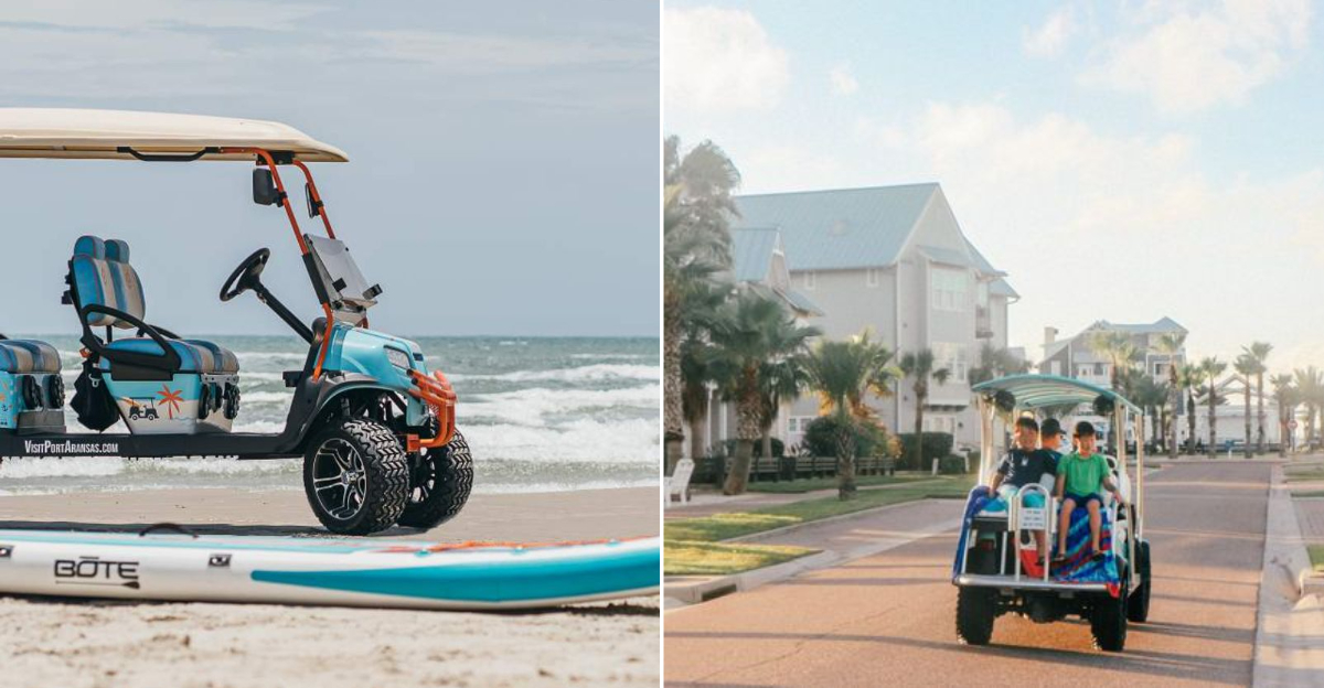 The Tiny Texas Coastal Town Where Golf Carts Rule the Streets