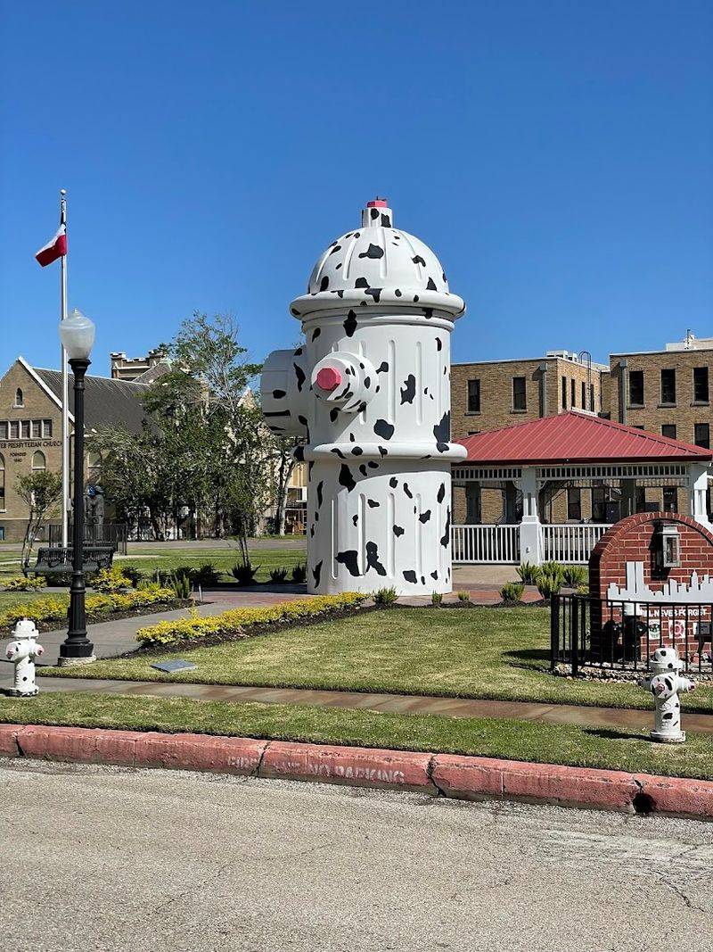 The Giant Dalmatian-Spotted Fire Hydrant 