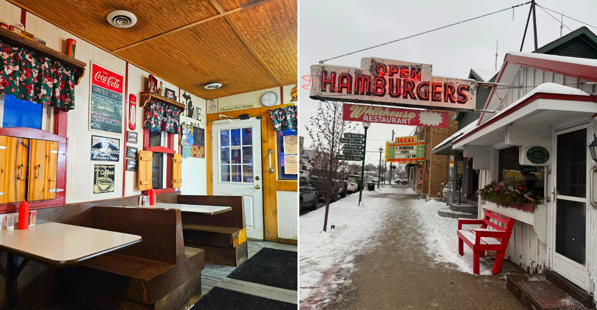 This Tiny Burger Shack With Only 6 Booths And A Crooked Roof Is Perfect For A Cozy February Lunch In Michigan