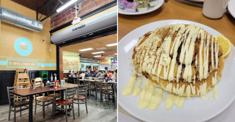 This Tiny Illinois Diner Serves Cinnamon Roll Pancakes People Travel Miles For