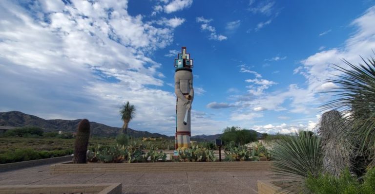 This Towering Kachina Doll In Cave Creek, Arizona Turns Heads With Its Incredible Size And Vivid Colors