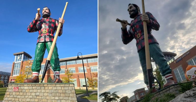 This Towering Maine Statue Has A Backstory As Big As The Monument