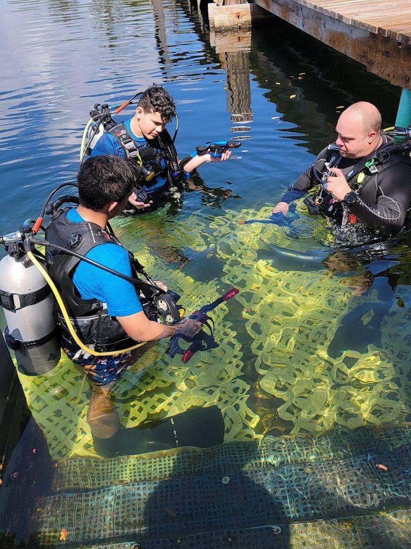 You Have To Scuba Dive Just To Get Through The Front Door