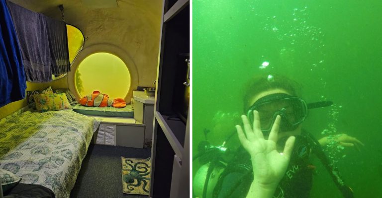 This Underwater Lodge In The Florida Keys Requires A 25-Foot Scuba Dive Just To Enter