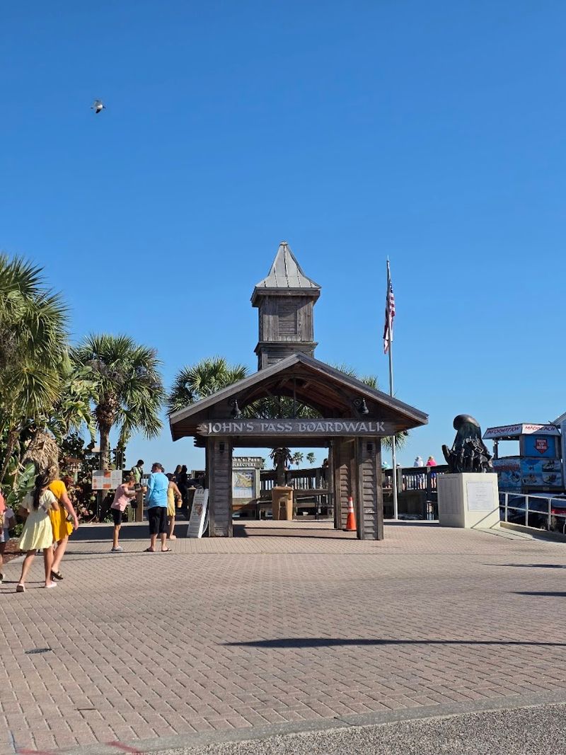A Boardwalk Built Right On The Water