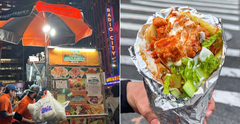 This Viral New York Halal Cart Has People Waiting In Line For Hours