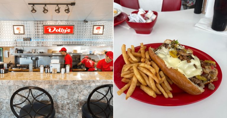 This West Virginia Retro Diner Has A Signature Philly Cheesesteak And Homemade Dessert Case