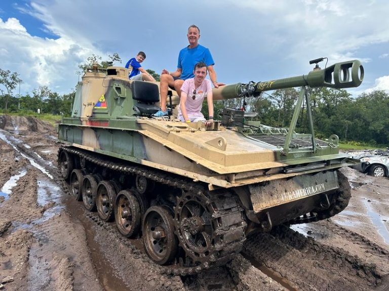 This Wild Florida Adventure Park Lets You Drive A Real 17-Ton Military Tank