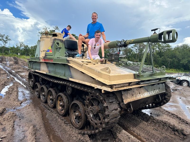 You Actually Drive The Tank Yourself