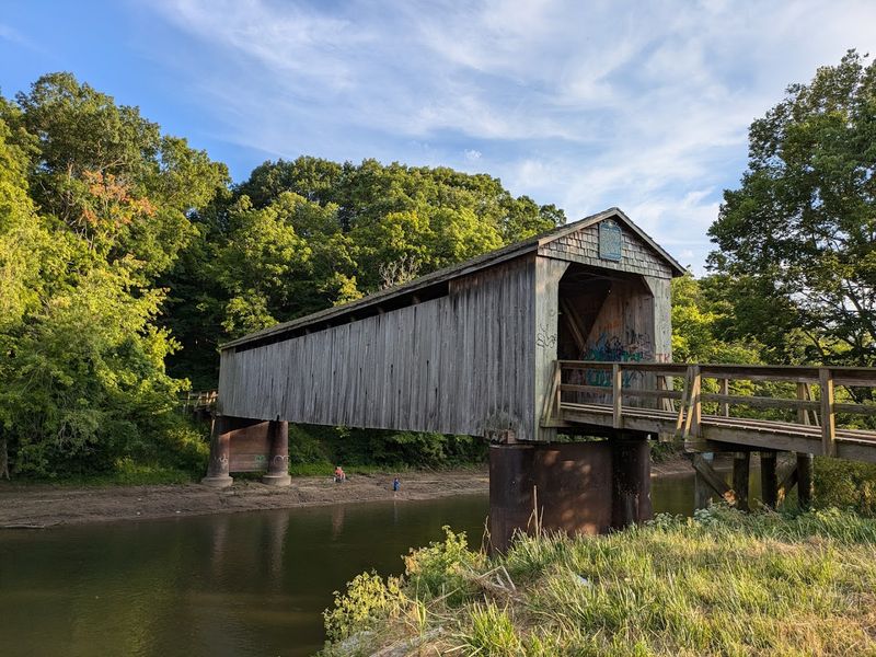 Thompson Mill Covered Bridge, Cowden