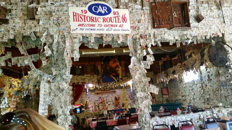 Thousands Of Dollar Bills Cover These Old Walls