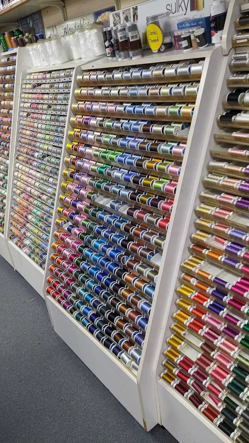 Thread Walls That Look Like Candy Shelves