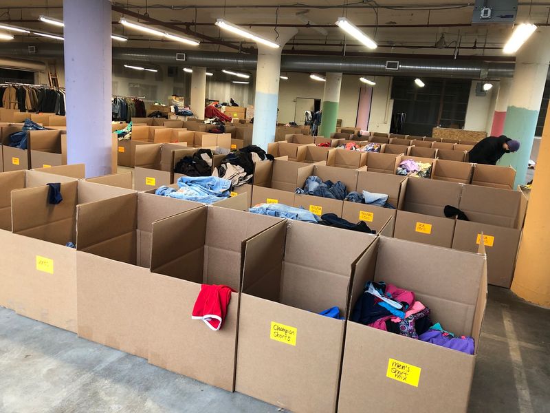 Three Hundred Giant Boxes Are Waiting For Your Elbows
