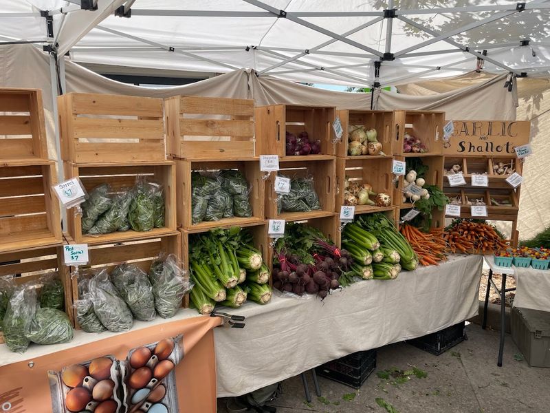 What Actually Fills the Booths: Produce, Honey, Flowers, and More