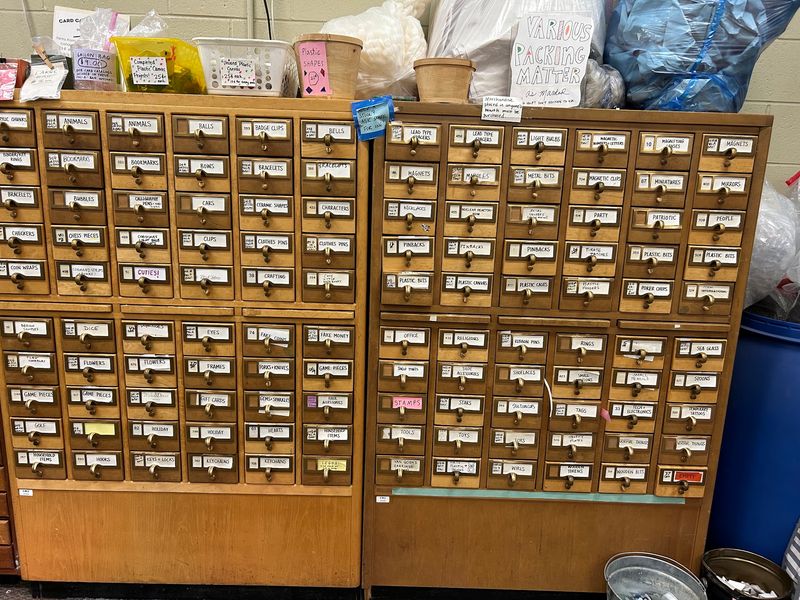 Tiny Treasures Hide In A Library Card Catalog Tiny Treasures Hide In A Library Card Catalog