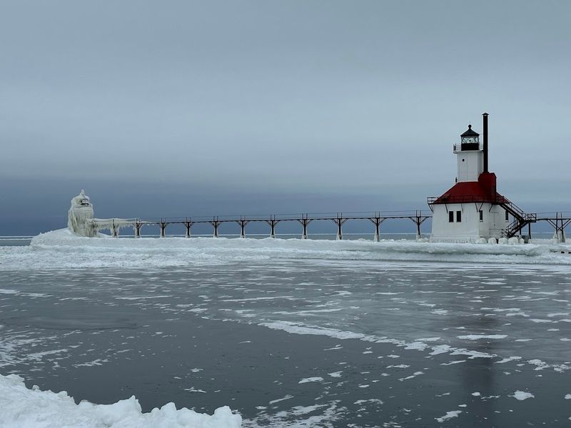 Tiscornia Park And St. Joseph North Pier Lighthouses