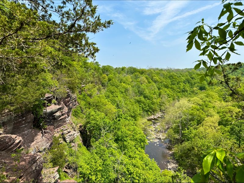Tohickon Creek And The Gorge Views Below Tohickon Creek And The Gorge Views Below