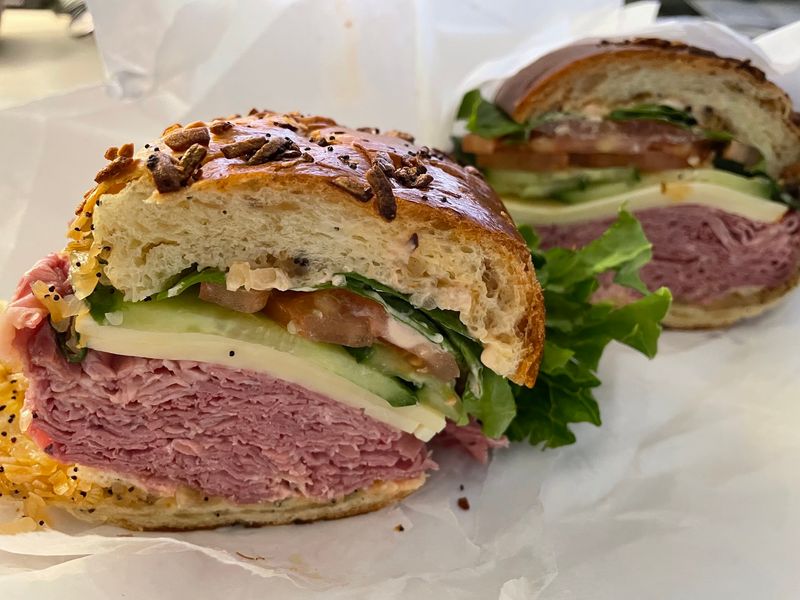 Towering Corned Beef And Pastrami Sandwiches