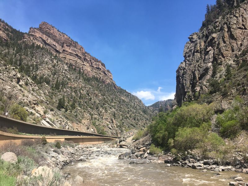 Glenwood Canyon Scenic Byway, I 70 corridor, Glenwood Springs