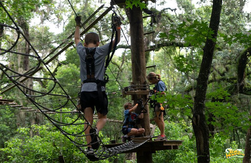 TreeHoppers Aerial Adventure Park, Dade City, Florida TreeHoppers Aerial Adventure Park, Dade City, Florida