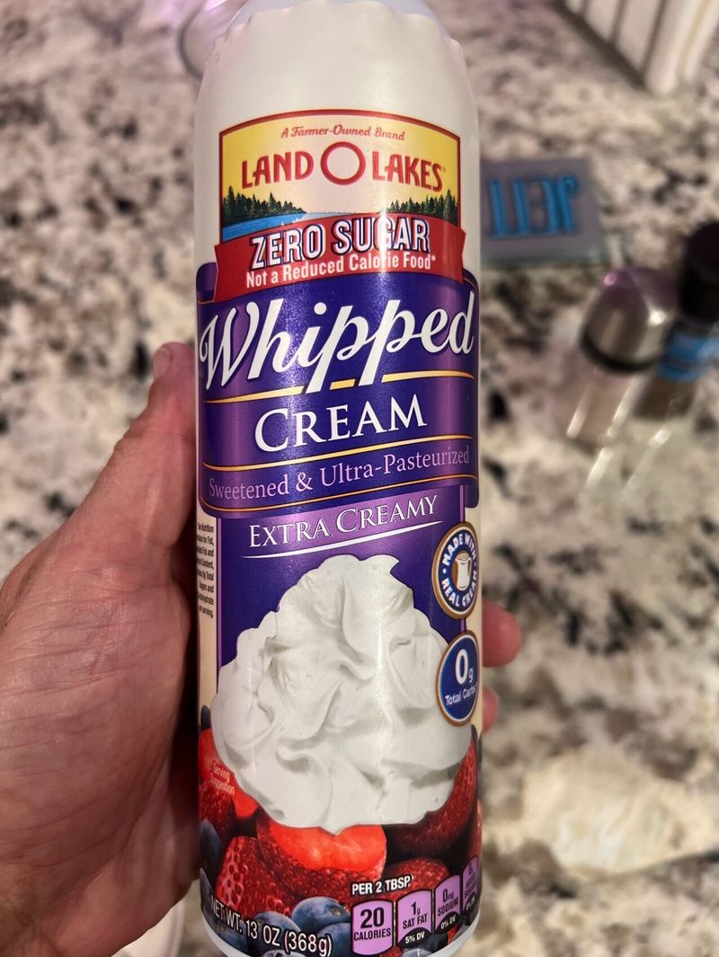 Land O Lakes Zero Sugar Whipped Topping