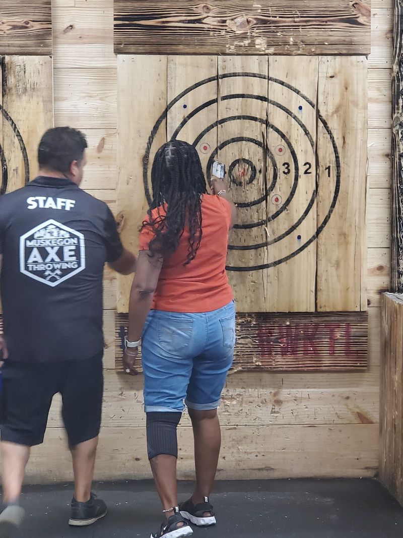 Try Axe Throwing With A Steady Hand