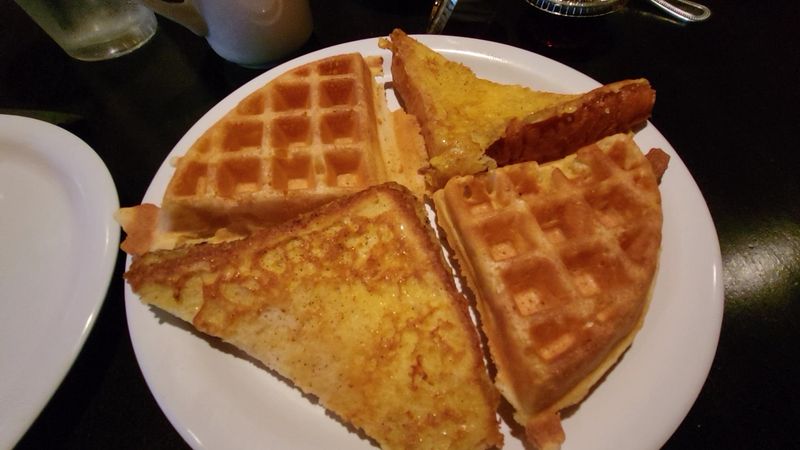 Try Waffles Beside Chicken Strips Try Waffles Beside Chicken Strips