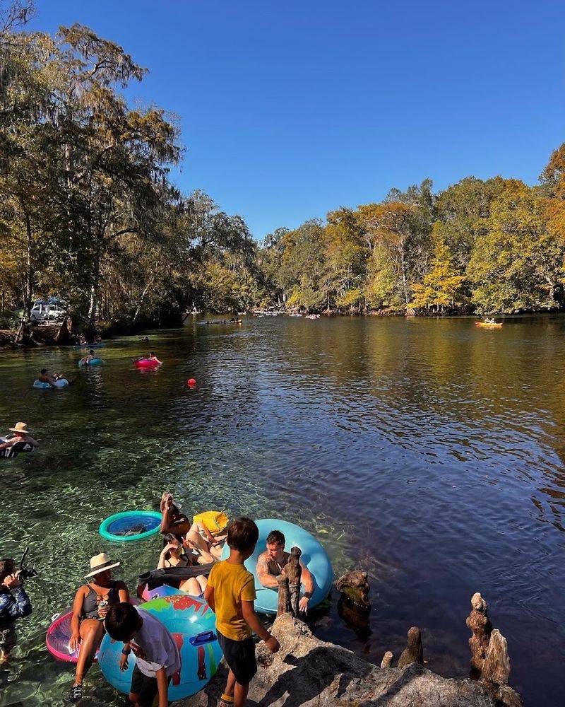Tubing Down the River Is One Of The Most Relaxing Activities On The Property