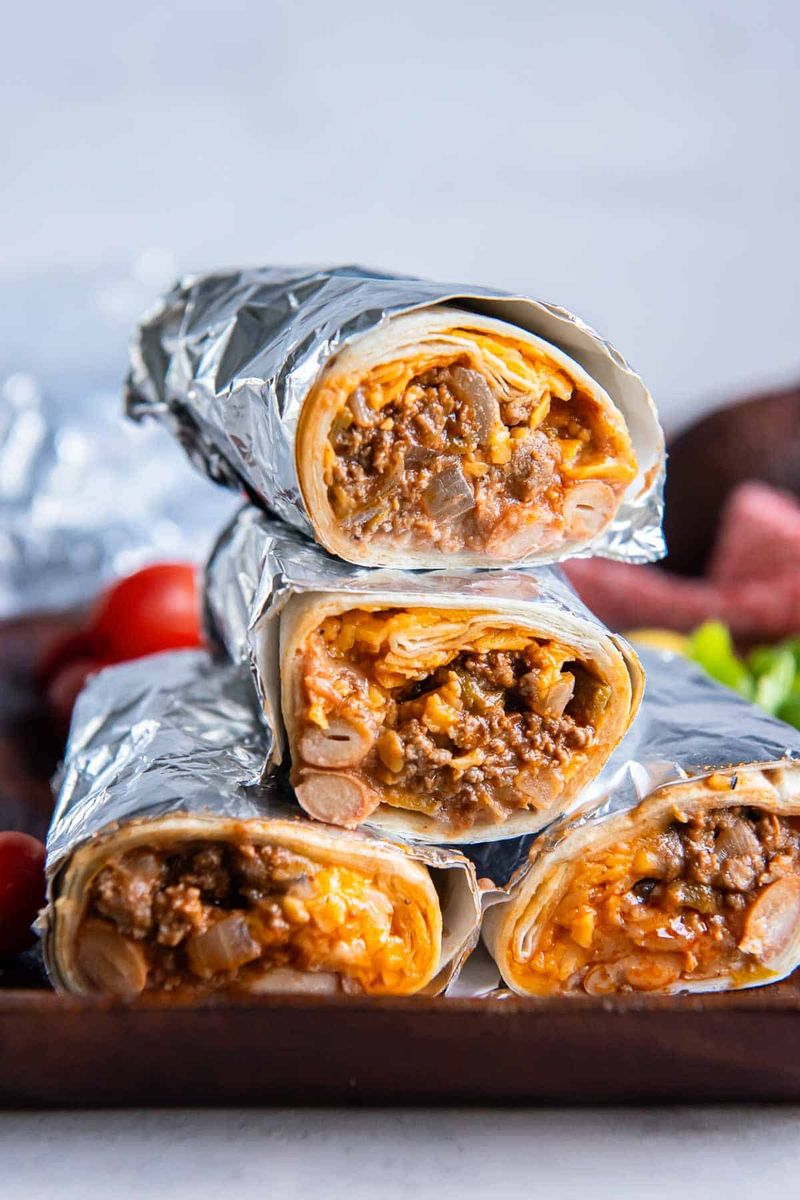 Homemade Frozen Burritos
