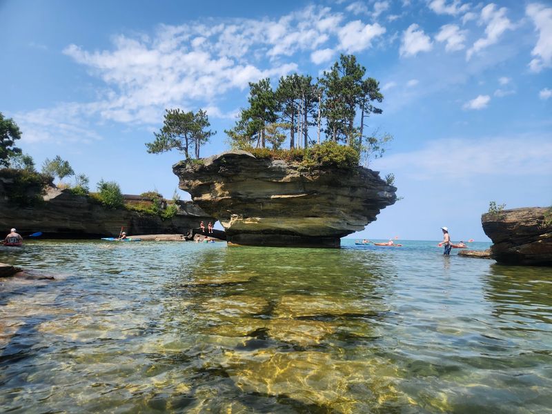 Turnip Rock Near Port Austin Turnip Rock Near Port Austin