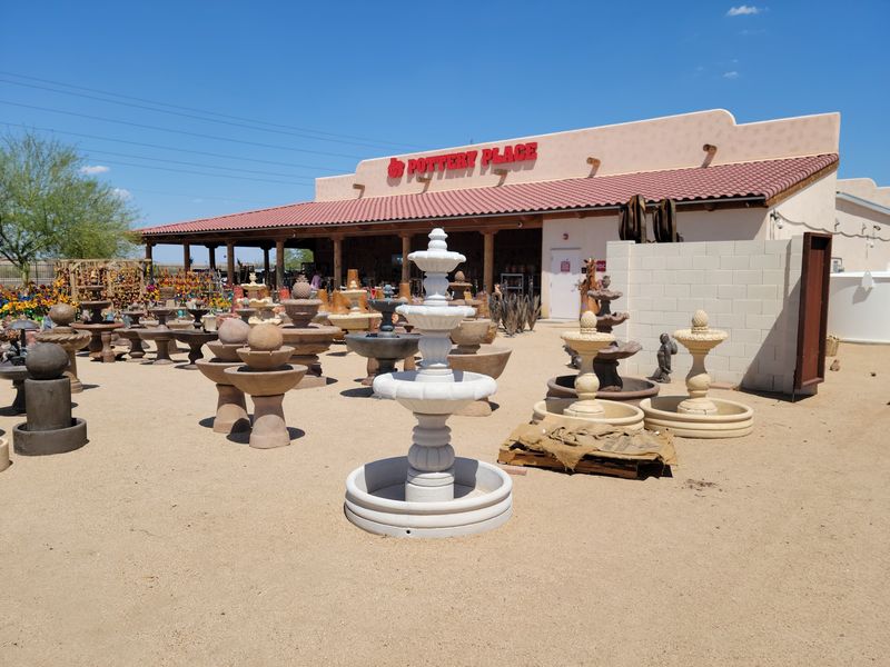 Two Acres Of Outdoor Pottery Aisles