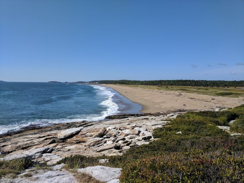 Two Distinct Beaches In One Park