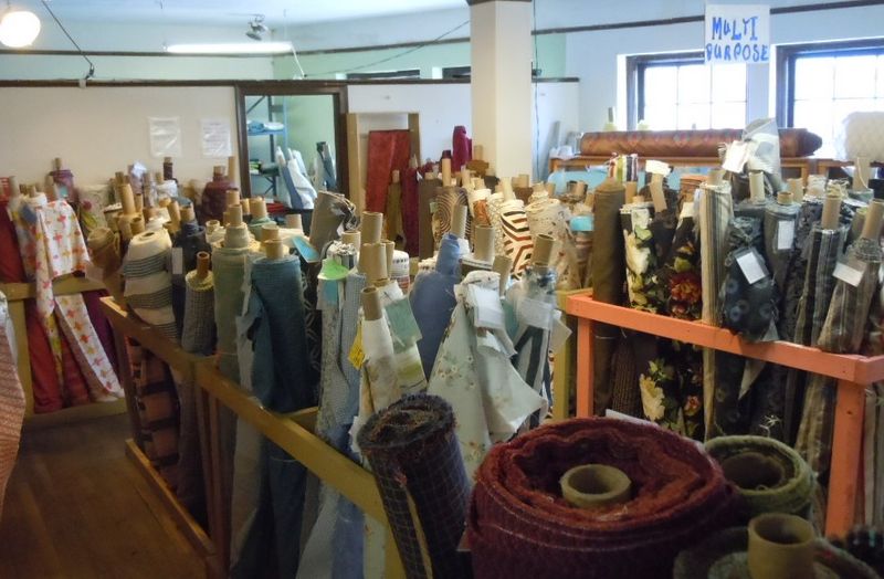 Two Full Floors Of Fabric To Wander