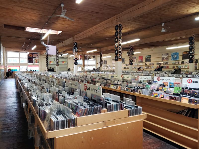 Two Long Aisles Of Rock That Swallow An Afternoon
